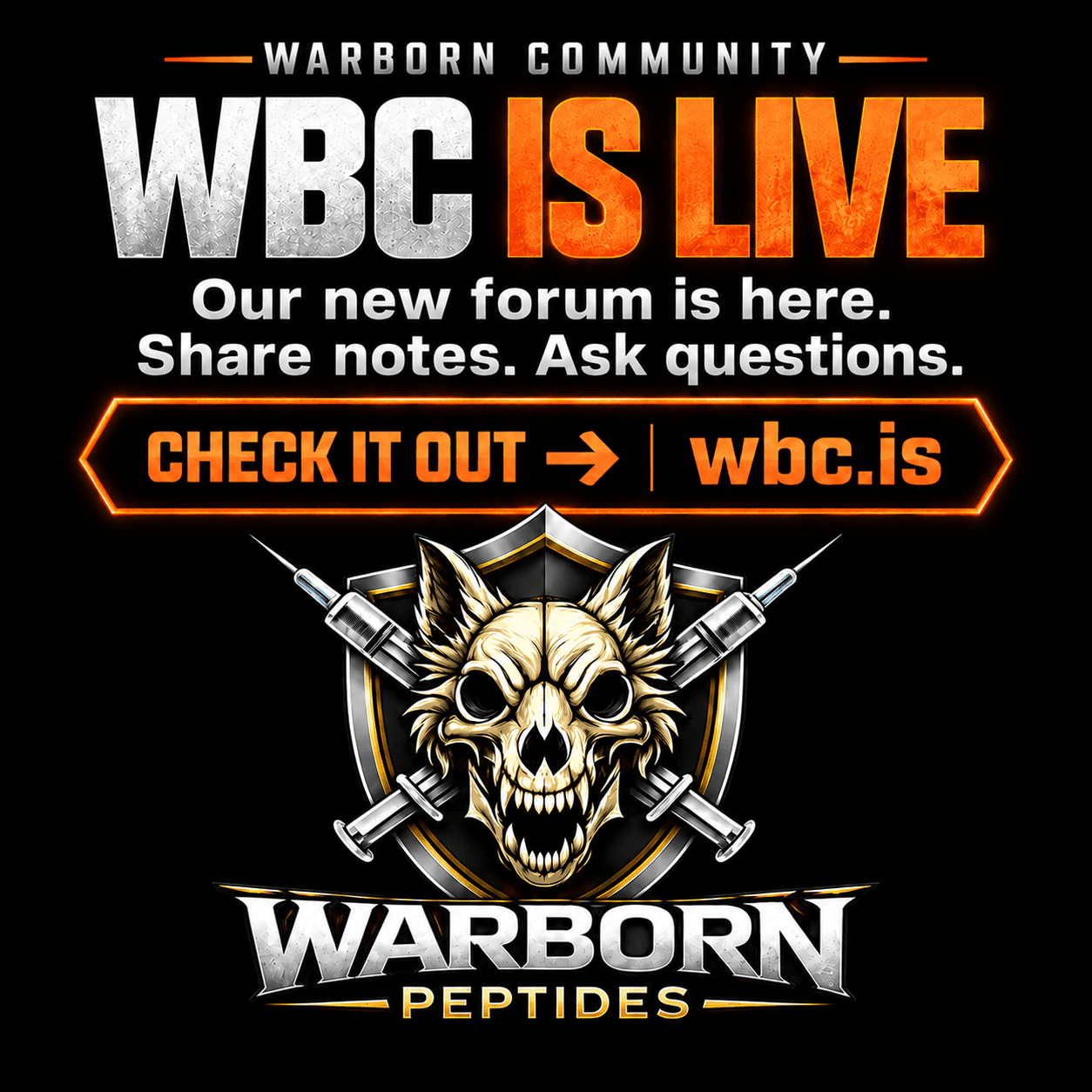 WBC is live. Our new forum is here. Share notes. Ask questions. Visit wbc.is (opens in a new tab).